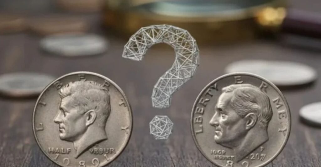 Kennedy Half Dollar vs Roosevelt Dime