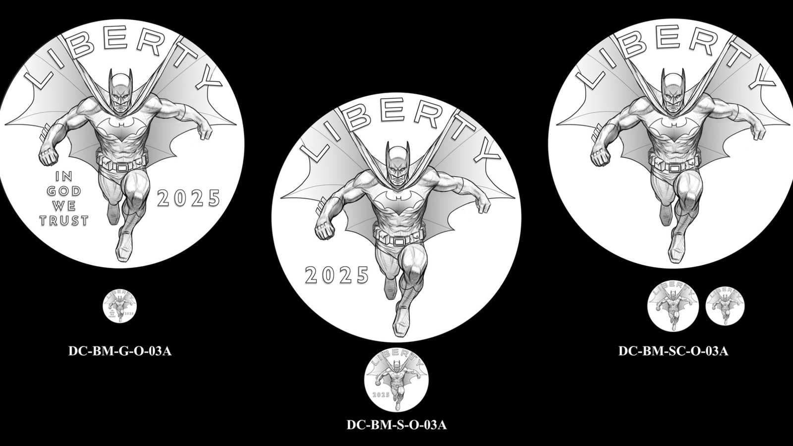 Batman Silver Medals