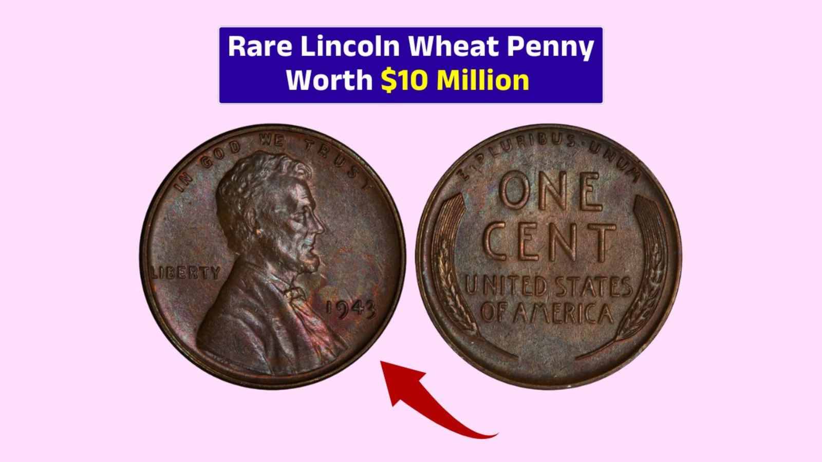 Rare 1943 Lincoln Wheat Penny